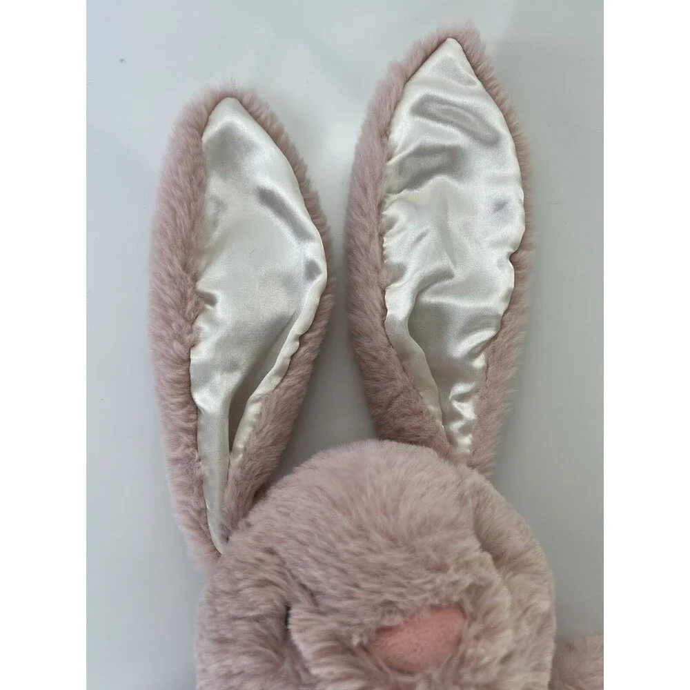 Spark Create Imagine Rabbit Stuffed Animal Plush Toy Easter Satin Ears Lovey Toy